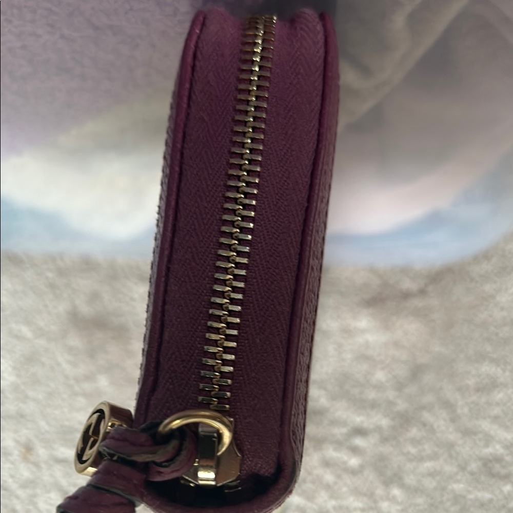 Gucci Monogram Long Wallet in Canvas with Purple Leather Edge coating - Picture 7 of 11